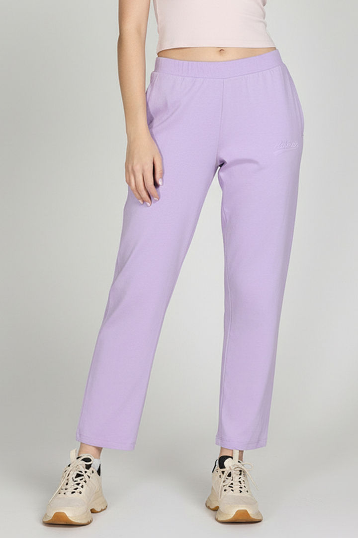 Zivame Knit Cotton Loungewear Bottom - Lilac Breeze — image 3